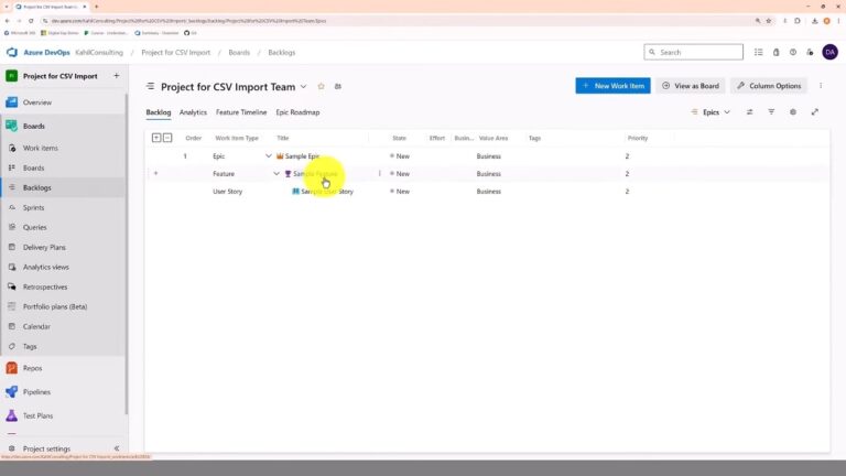 How to Import Requirements from Excel into Azure DevOps Boards ...