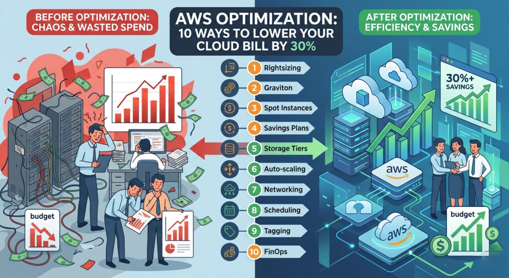 Implementing a FinOps Culture as a Cost Optimization Strategy on AWS.