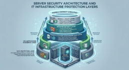 Server security architecture and IT infrastructure protection layers